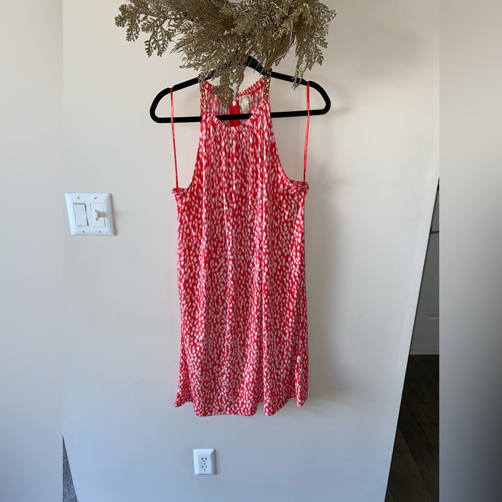 Michael Kors coral sleeveless summer dress